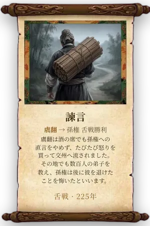 故事「諫言」カード