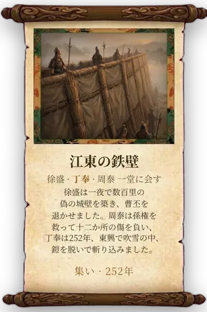 故事「江東の鉄壁」カード