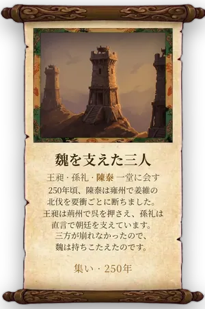 故事「魏を支えた三人」カード