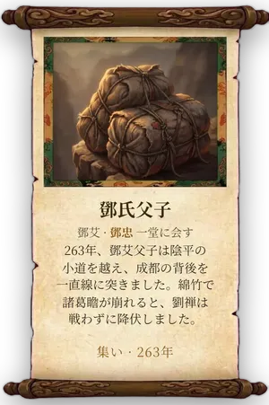 故事「鄧氏父子」カード