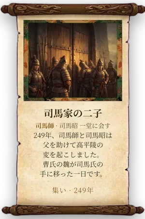 故事「司馬家の二子」カード