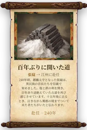 故事「百年ぶりに開いた道」カード