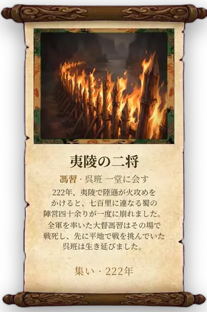 故事「夷陵の二将」カード