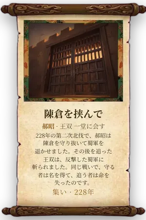 故事「陳倉を挟んで」カード