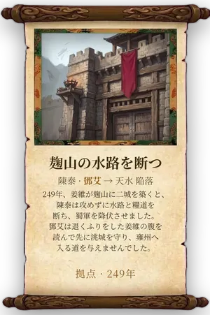 故事「麹山の水路を断つ」カード
