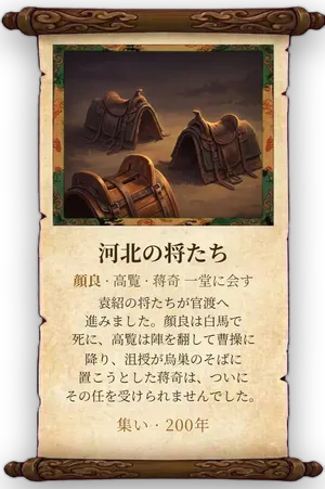 故事「河北の将たち」カード