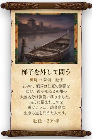 故事「梯子を外して問う」カード