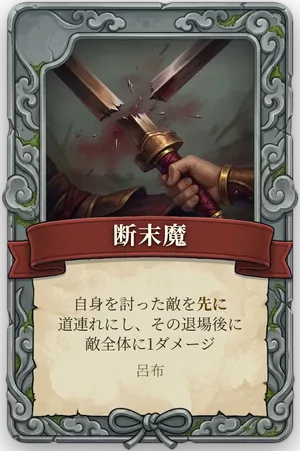 絶命「断末魔」のカード