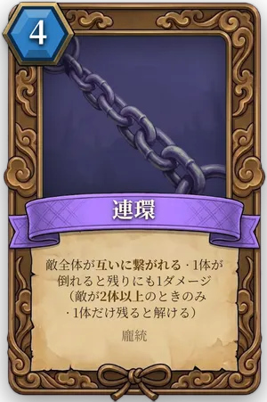 計略「連環」のカード