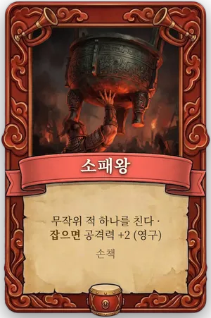호령 소패왕 카드