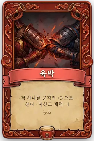 호령 육박 카드
