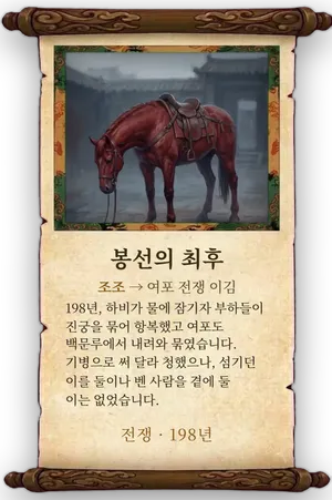 고사 봉선의 최후 카드
