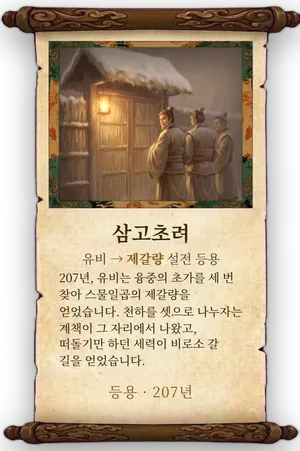고사 삼고초려 카드