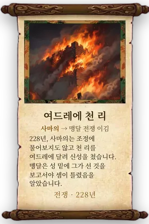고사 여드레에 천 리 카드