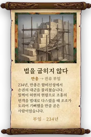고사 법을 굽히지 않다 카드