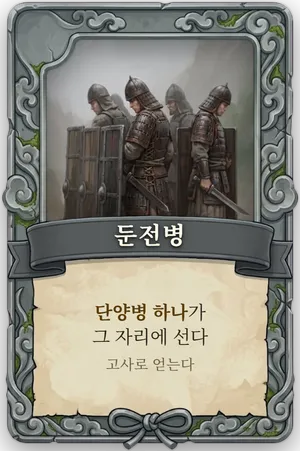 절명 둔전병 카드
