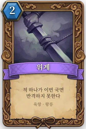 책략 위계 카드