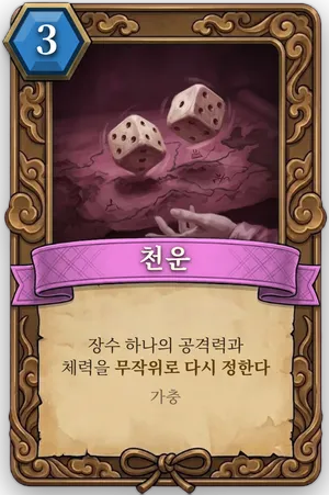 책략 천운 카드